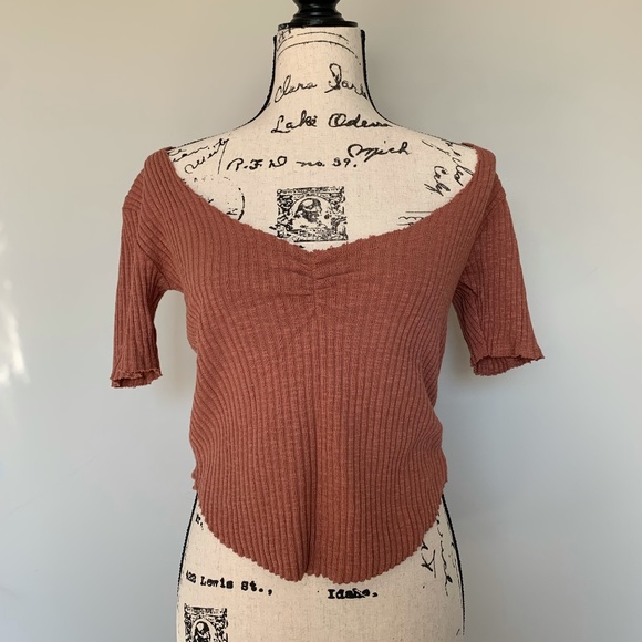 Zara Ribbed Top - Picture 2 of 6